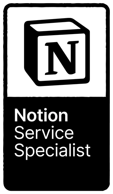 Notion Service Specialist badge